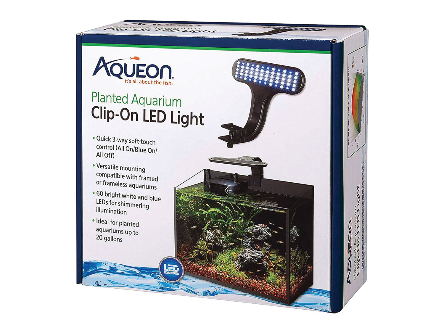 Aqueon Planted Aquarium Clip-On LED